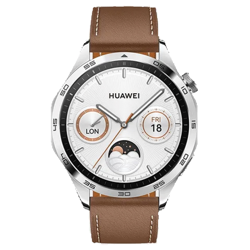 Huawei Watch GT 4 Brown 46mm – Brown Leather Strap