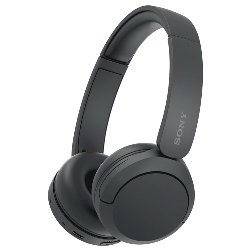 Sony WH-CH520 Wireless Headphones Bluetooth On-Ear Headset with Microphone – Black