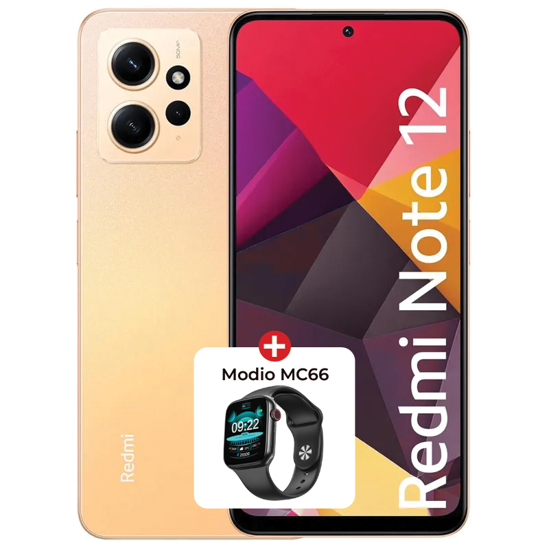 Xiaomi Redmi Note 12 8GB 256GB – Sunrise Gold