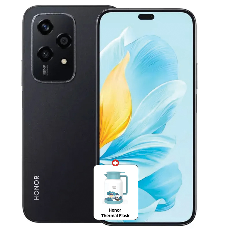 Honor 200 Lite 5G 8GB 256GB – Midnight Black (Honor Thermal Flask)