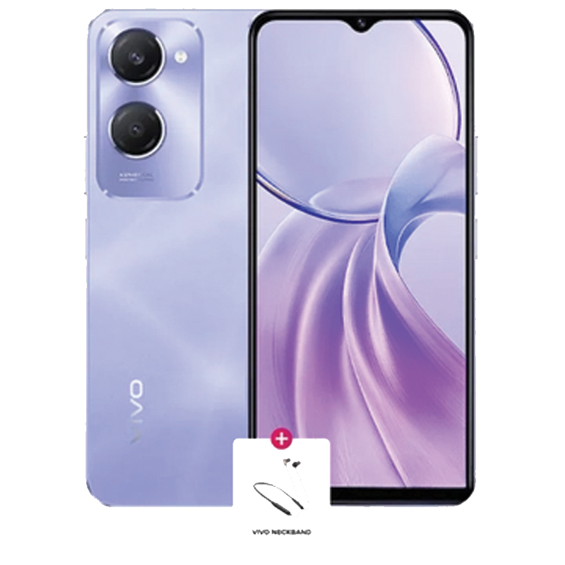 Vivo Y28s 5G 8GB 256 GB (Vivo Neckband) – Twinkling Purple