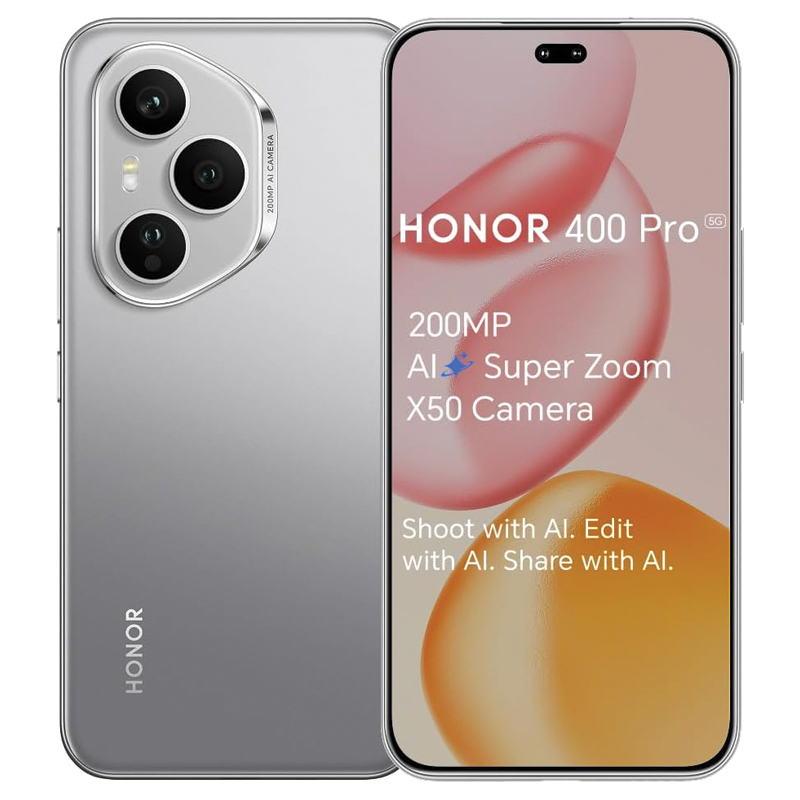 HONOR 400 Pro 5G 12GB 512GB – Lunar Grey + (HONOR Choice Earbuds clip)