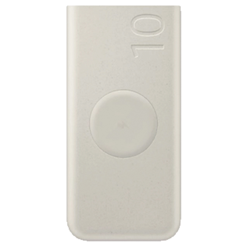 Samsung 10000mAh Wireless Power Bank | 25W | USB-C | Wireless Charging | Qi Compatible | EB-U2510 | Beige