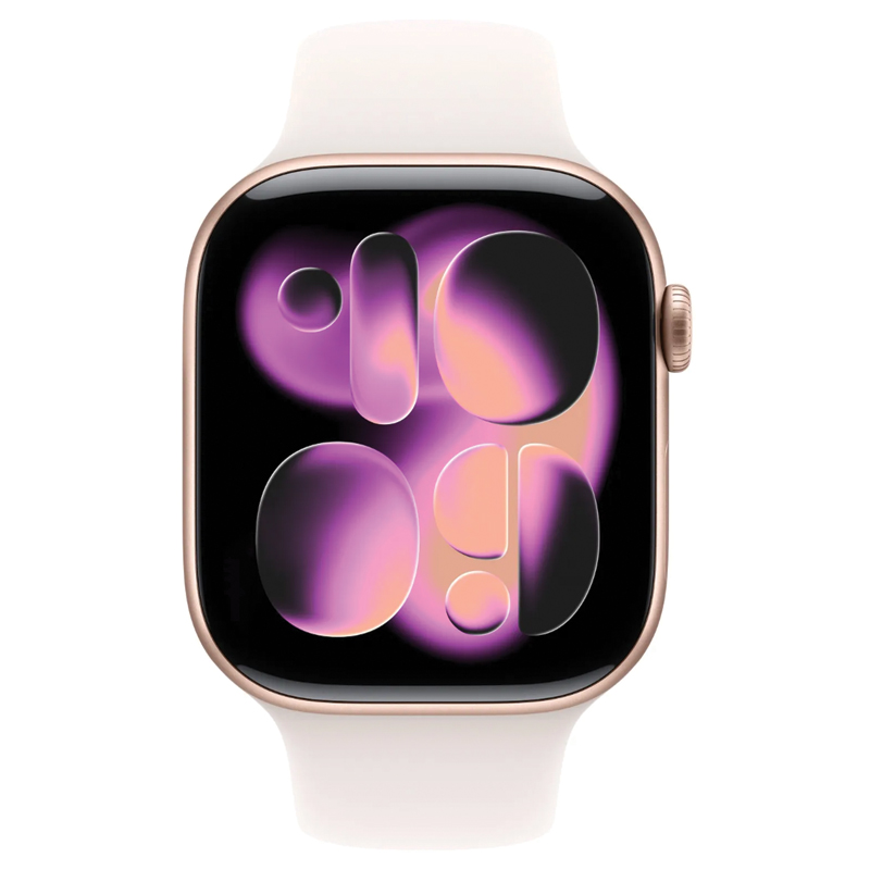 Apple Watch Series 11 GPS 42mm Rose Gold Aluminium Case with Light Blush Sport Band S/M – MEU04