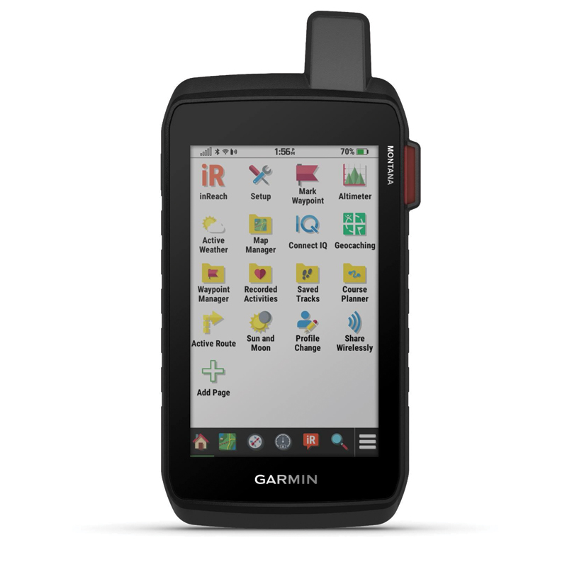 Garmin Montana® 710i Rugged GPS Handheld Navigator | 5-inch Glove-Friendly Touchscreen | TopoActive Europe Maps | inReach® Satellite Communication | Multi-GNSS | 32GB | IPX7 | EMEA | 010-02964-01