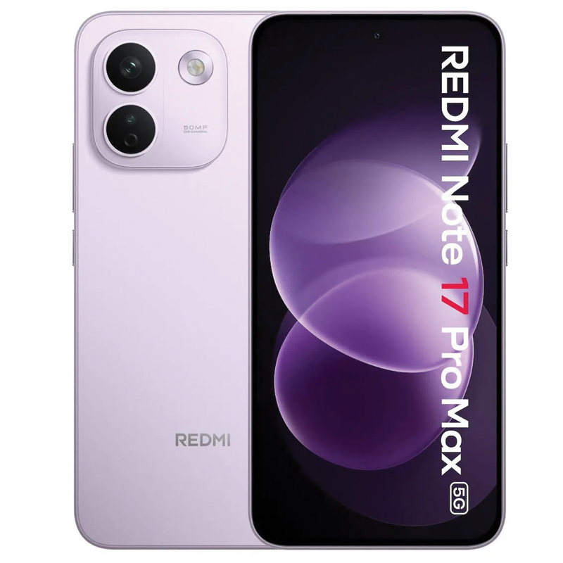 Redmi Note 17 Pro Max 5G Smartphone 8GB RAM 256GB Storage – Purple